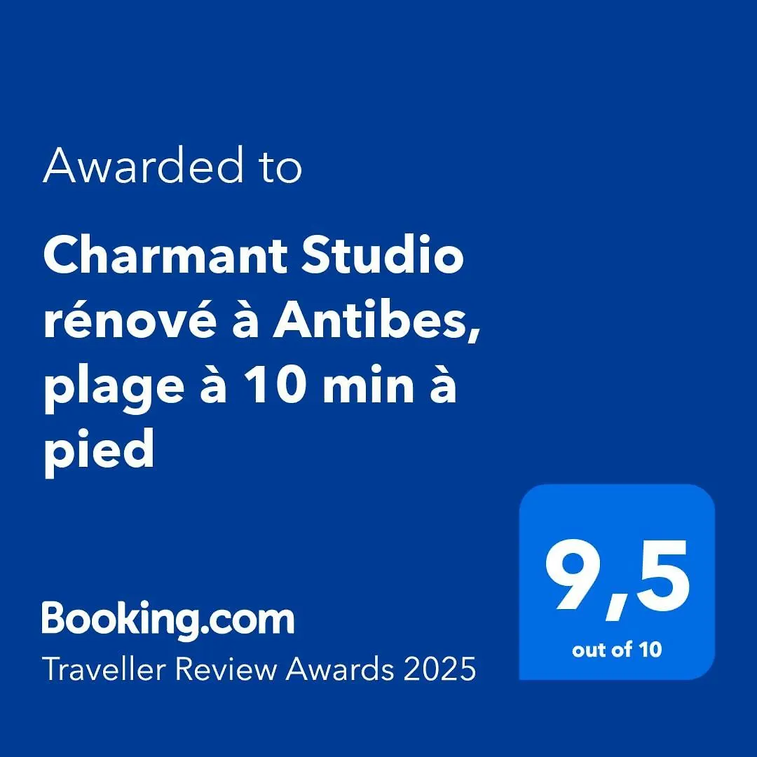 Charmant Studio Renove A Antibes, Plage A 10 Min A Pied Antibes